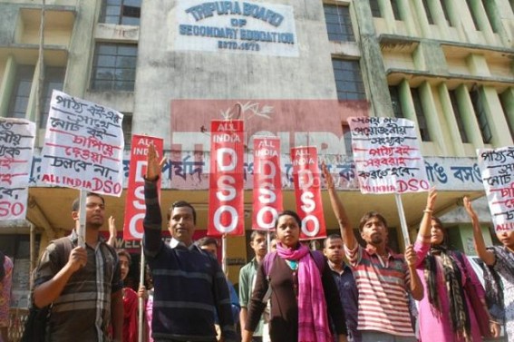 Right to Education, Quality Education at Peril in Tripura : Protest hits TBSE Office, Manik Sarkarâ€™s 97 % literacy rate becomes a moot-point 